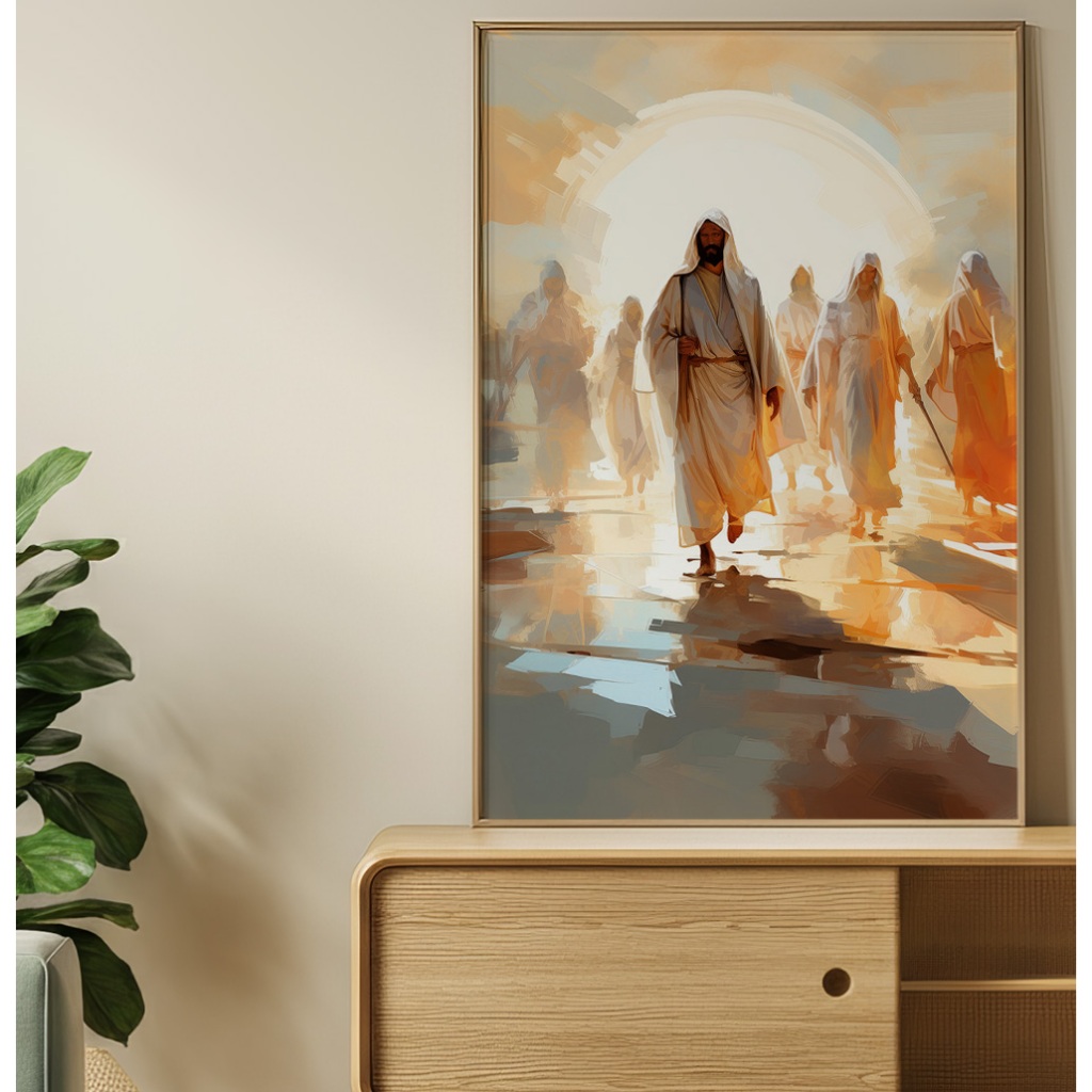 Quadro Jesus Cristo Quadro Com Moldura E Vidro Quadro De Sala Decorativo Quadro Cristão Religioso
