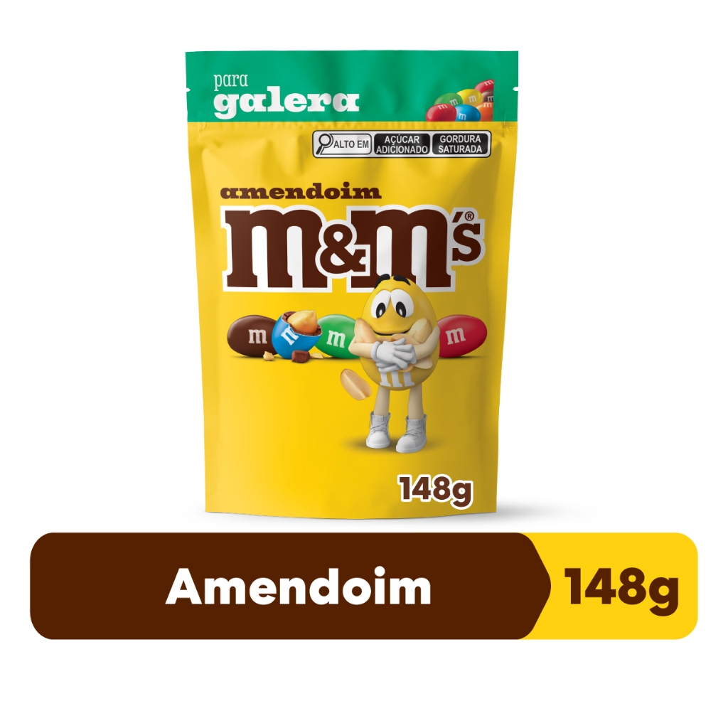Chocolate M&M'S Amendoim 148g - Food & Beverages