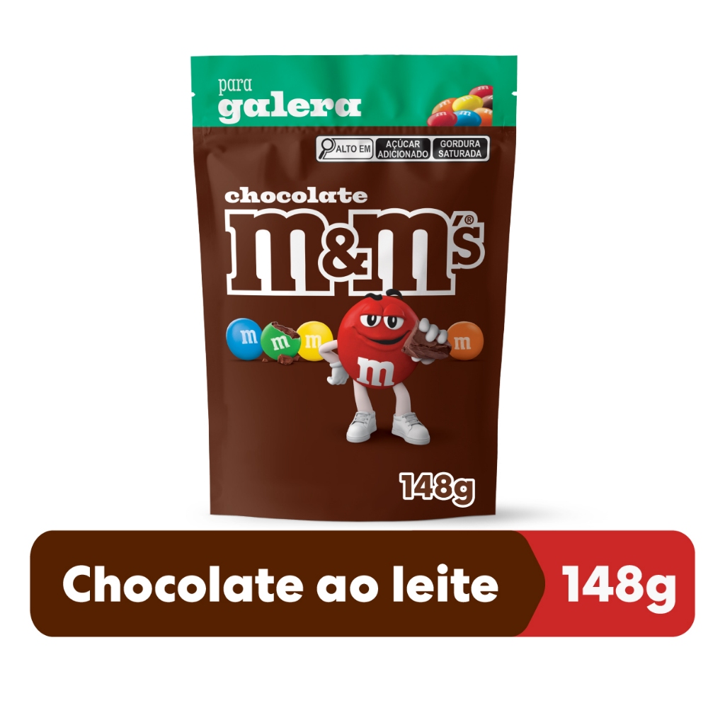 Chocolate M&M'S Ao Leite 148g - Food & Beverages