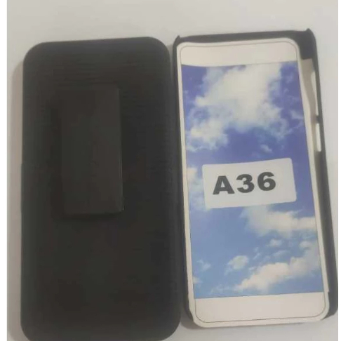 Capa Capinha Samsung Galaxy A36 Preta + Suporte Cintura Flip Belt