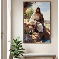 Quadro Decorativo Sala Jesus Cristo Quadro Grande Para Sala Quadro De Jesus Para Sala Com Moldura