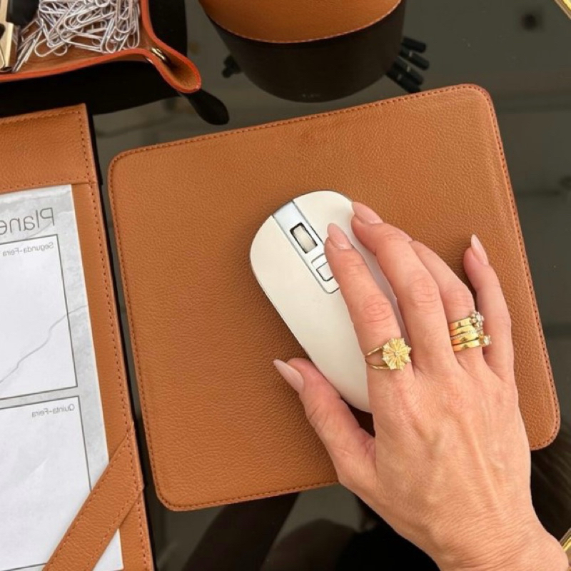 Mouse Pad Slim Couro Personalizado