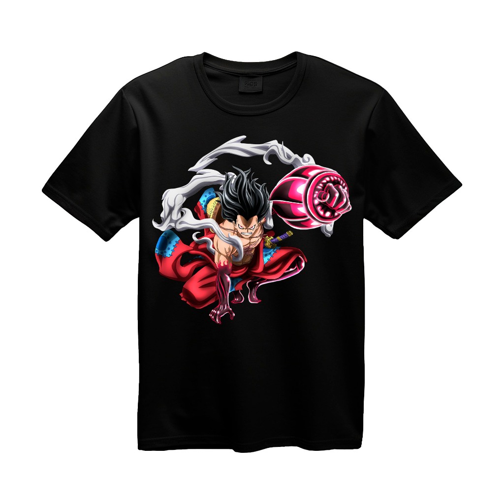 Camiseta Anime One Piece Luffy Futuro Rei Dos Piratas Transformação Gear Foce - Envio Rapido