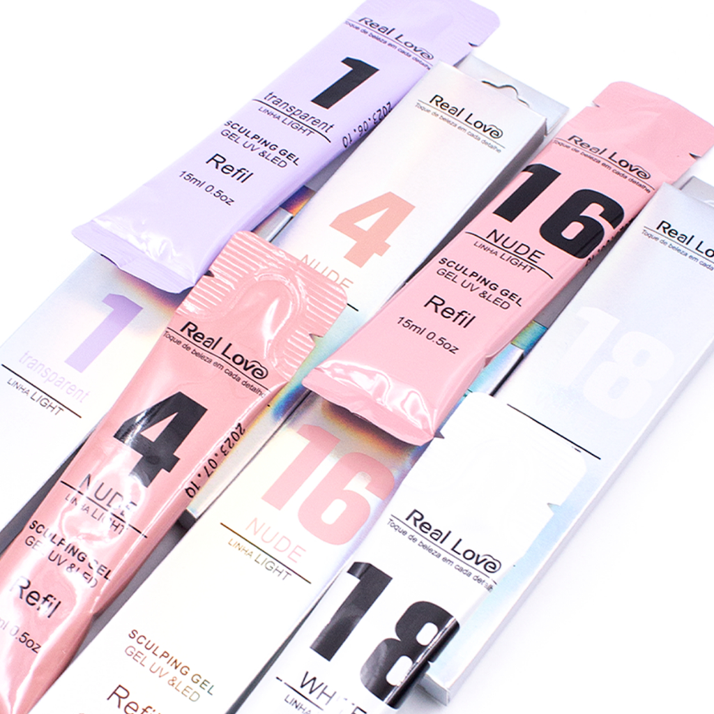 Refil Gel Real Love 15ml para Unhas – Linha Light