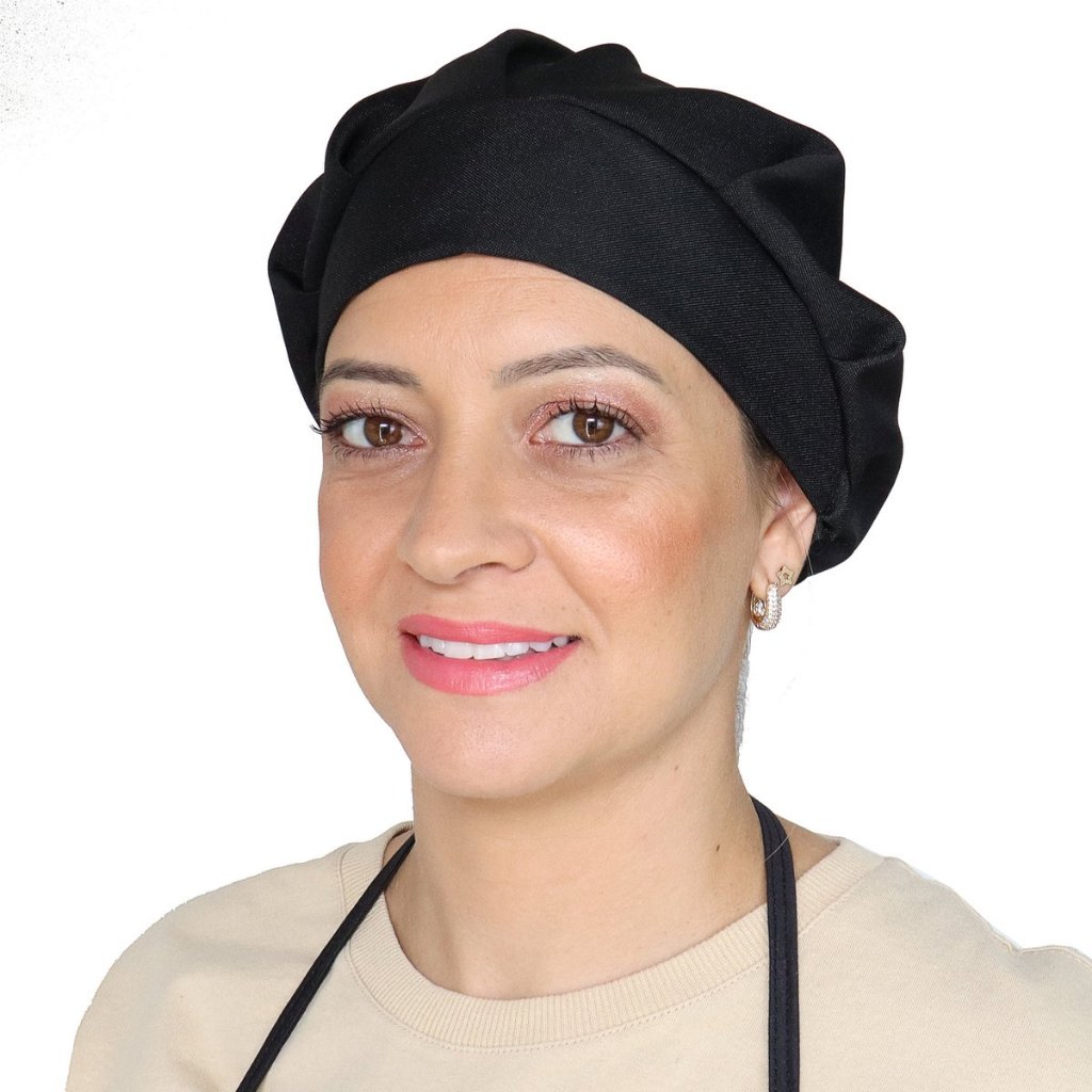 Touca Oxford Cozinheiro Restaurante Padaria Garçon Churrasqueiro Unissex em Oferta na Shopee