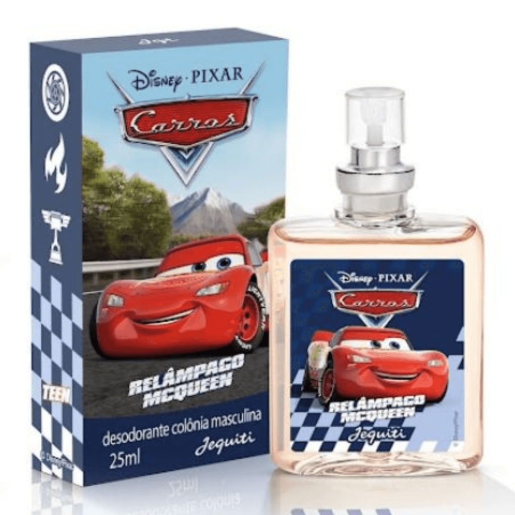 Perfume Carros Relâmpago Mcqueen Disney Desodorante Colônia Masculina Jequiti 25ml