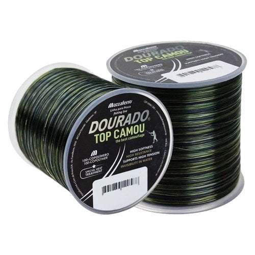 Linha Pesca Dourado Top Camou  Camuflada 0,40mm / 11,0kg - 719 Metros LANÇAMENTO