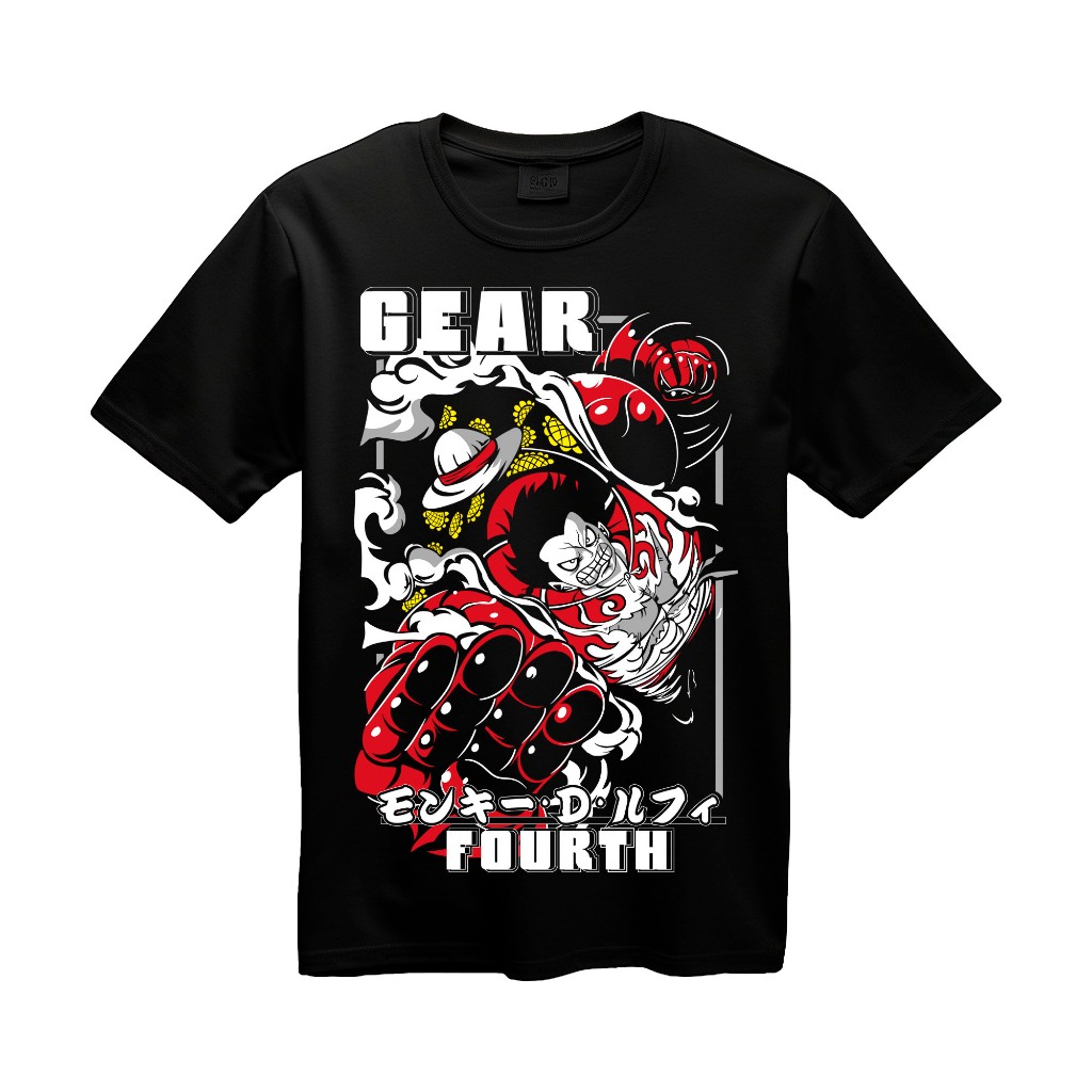 Camiseta Estampada One Piece Anime Luffy Do Chapeu De Palha Transformação Gear Force - ENVIO RAPIDO