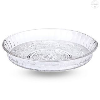 Travessa de Vidro Borda Alta Prato 30 cm 2.4 Litros Design Sofisticado Ideal Para Sobremesas Tortas Massas e Saladas