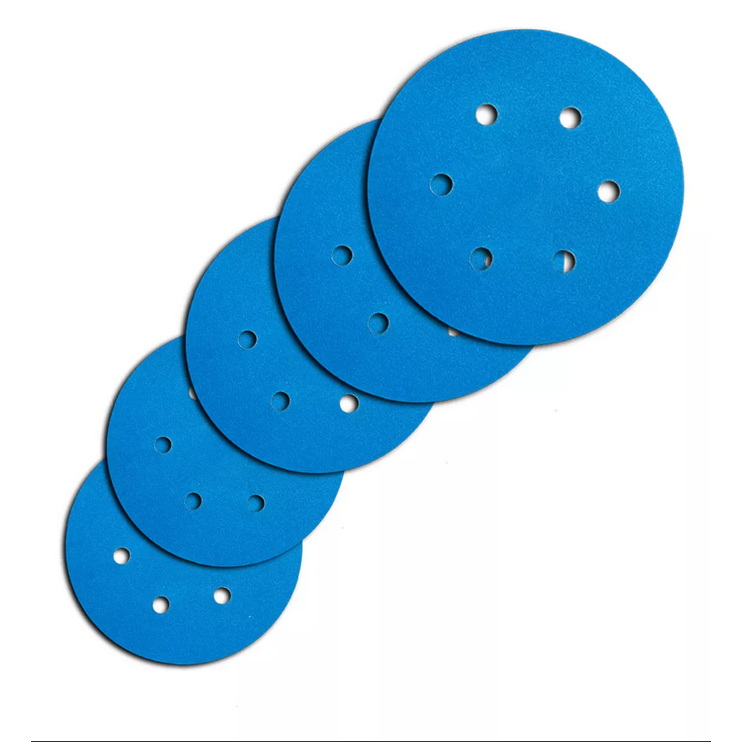 10 Discos De Lixa Para Lixadeira Orbital 125MM Com Furo GR 80 Ao 2000 em Oferta na Shopee