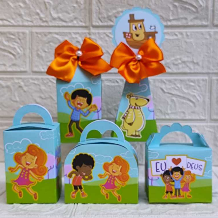 Personalizados 3 PALAVRINHAS (PEGUE E MONTE) / Kit Festa de Caixinhas Personalizadas / Lembrancinha e Mimos