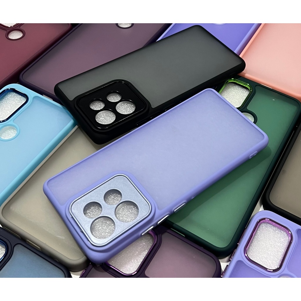 Kit Capa Space + Pelicula Cerâmica Motorola Edge 50 Ou apenas capinha acrílico fosco em Oferta na Shopee