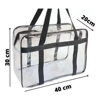 Bolsa Malote Transparente Moda Praia, Piscina, Viagem Grande ENVIO INMEDIATO em Oferta na Shopee