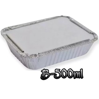 100 Bandeja 500ml De Alumínio Com Tampa Descartável Marmitinhas Para Refeições em Oferta na Shopee