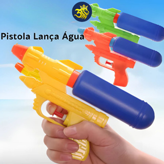 Pistolas de Água 22Cm Reservatório Sortido Brinquedo Infantil Verão Diversão promoção em Oferta na Shopee