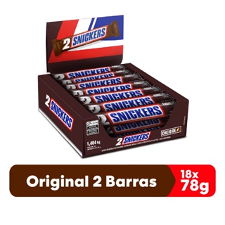 Chocolate Snickers Original 18 Unidades de 78g em Oferta na Shopee