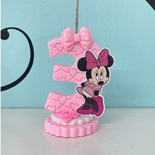 Vela Aniversário Minnie Rosa / Decoração Festa tema Minnie Rosa em Oferta na Shopee