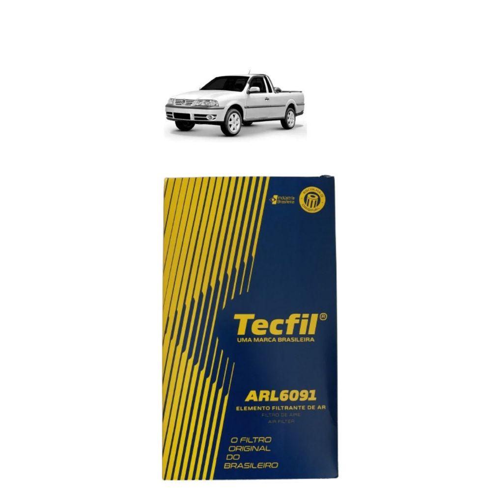 FILTRO DE AR VW Saveiro 1.8 MI 8V 2002-2005 TECFIL ARL6091