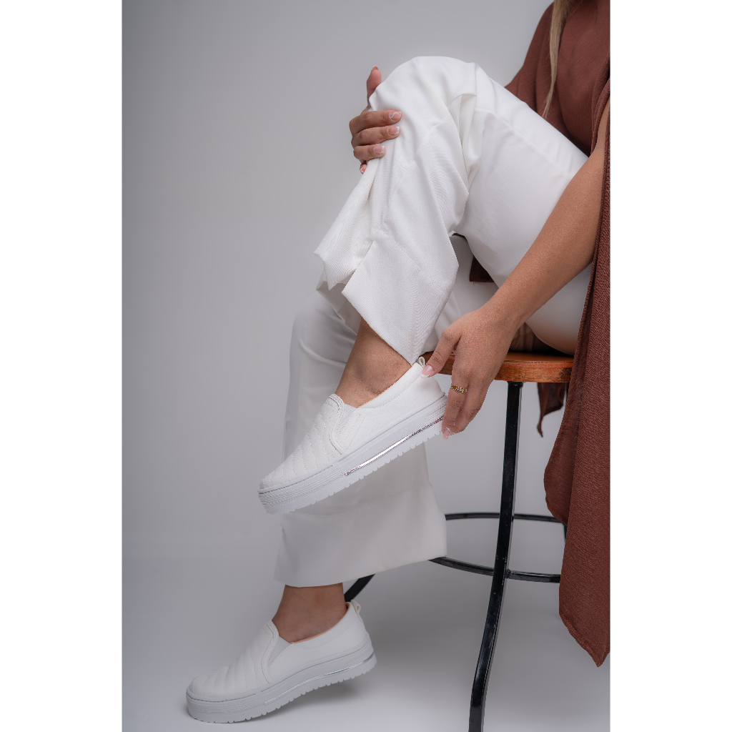 Sapatênis Sapato Tênis Feminino Sapatilha Slip On Casual Confortável Envio Imediato
