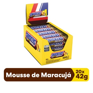 Chocolate Snickers Mousse De Maracujá 20 Unidades de 42g em Oferta na Shopee