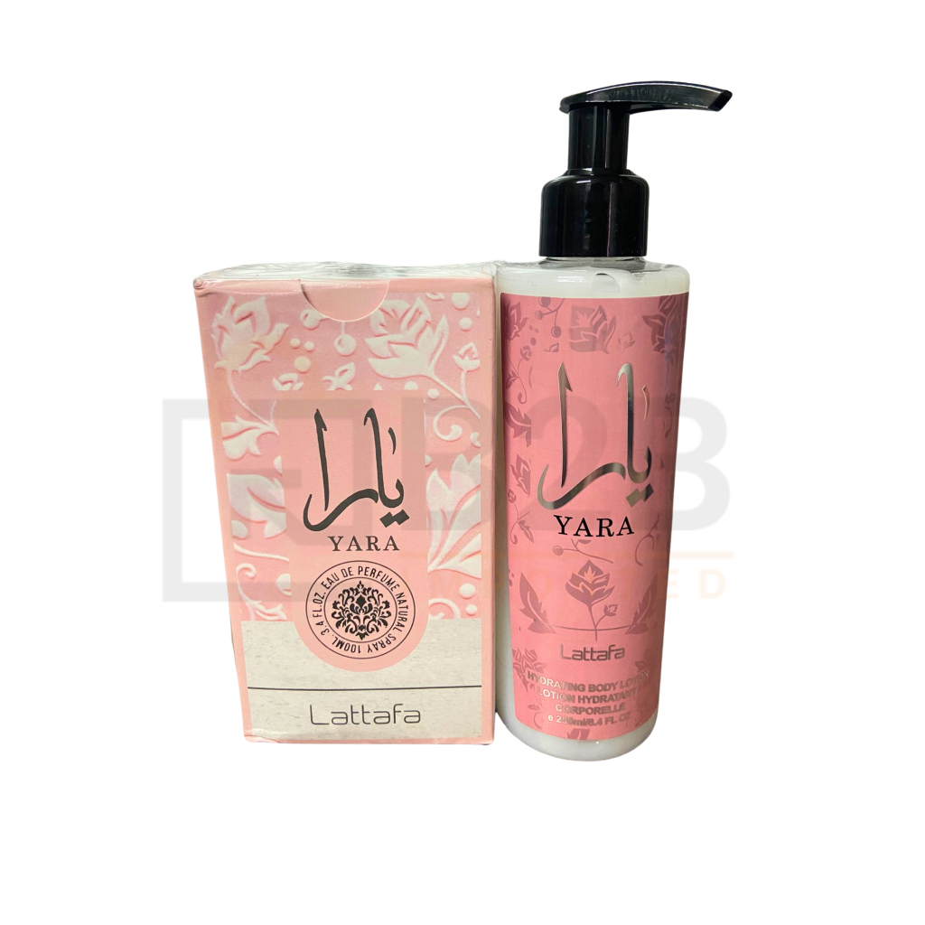 Kit Creme Hidratante Corporal E Perfume Árabe Asad/Yara