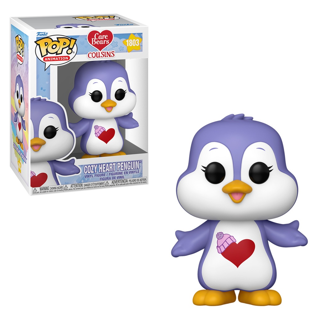 FUNKO POP ANIMATION CARE BEARS COUSINS - COZY HEART PENGUIN 1803 NOVO ORIGINAL