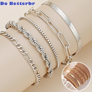 5 Pulseiras De Aço Inoxidável Hipoalergênicas, Resistentes A Manchas E à Prova d'água em Oferta na Shopee