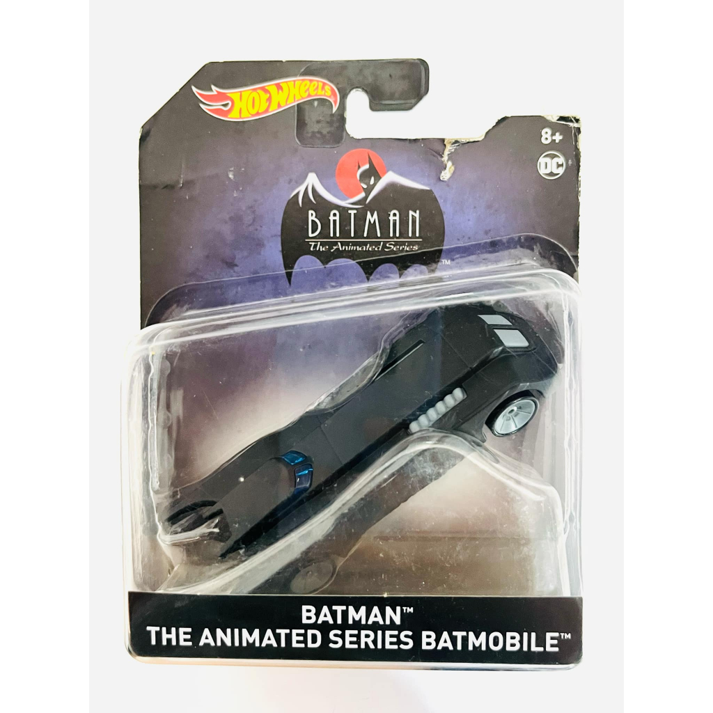 Hot Wheels - Batman The Animated Series Batmobile - Batman Escala 1:50 - OBS Cartela com Detalhe
