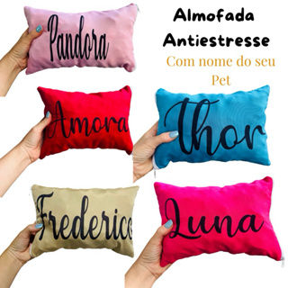Travesseiro para Pet com Nome Personalizado Travesseiro Antiestresse em Oferta na Shopee