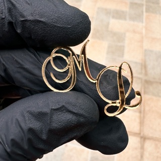 Kit Monograma Iniciais em Acrílico Espelhado ou Leitoso Letras Iniciais Casamento Simples 3cm Altura em Oferta na Shopee