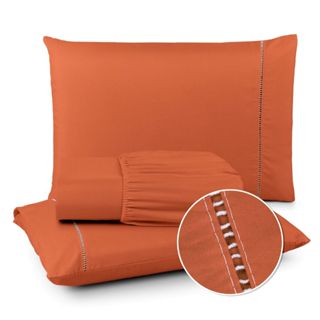 Jogo De Lençol Berço Solteiro Casal Queen king 02 e 03 Peças Micropercal 400 Fios Toque de Pessego em Oferta na Shopee