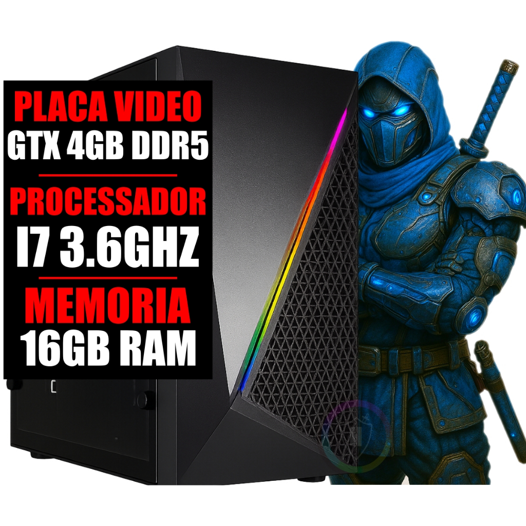Pc Gamer Intel Core I7 3.6ghz / GeForce GTX 4gb Ddr5 / 16gb Ram / Ssd 480gb
