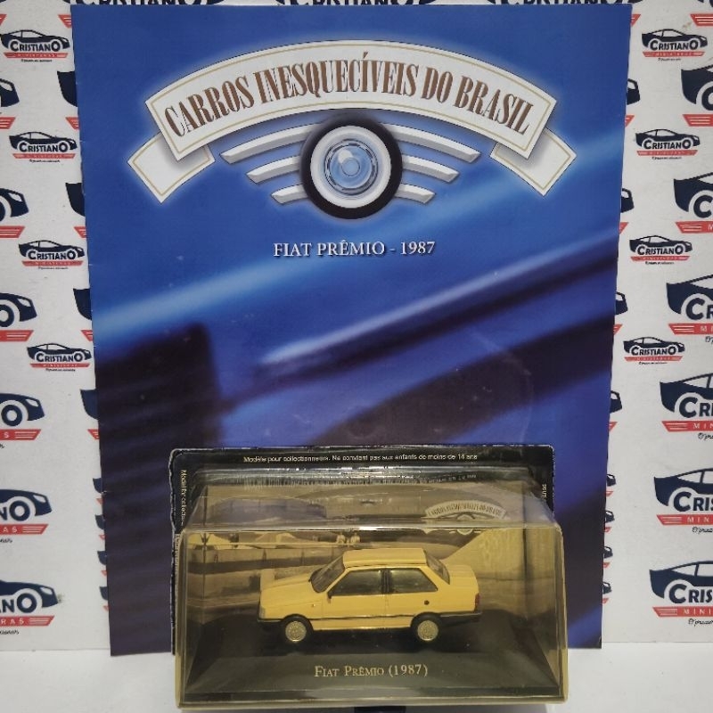 Fiat Prêmio 1987 Ed 73 Carros Inesquecíveis do Brasil 1/43