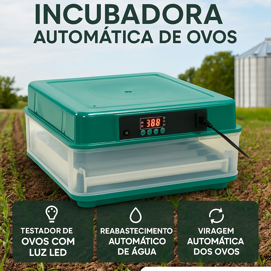 Chocadeira Automática Digital – Modelo Agrotécnica – Termostato Inteligente