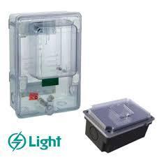 Caixa Medidor Padrão Light Trifásico Cm3 + Cdj3 P/ Disjuntor