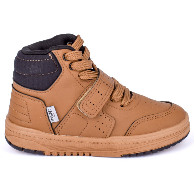 Tênis Infantil K360 Cano Alto Estilo Caramelo Botinha Menino Confortável Casual Moderno