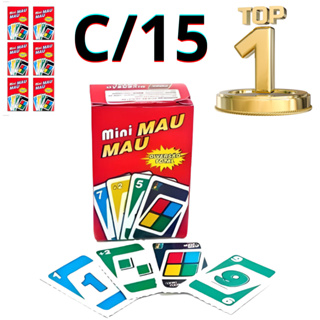 KIT 15 Lembrancinha Mini  MAU MAU Jogo de cartas  cartas festas aniversario Lembrancinha prenda Brinquedo Infantil em Oferta na Shopee