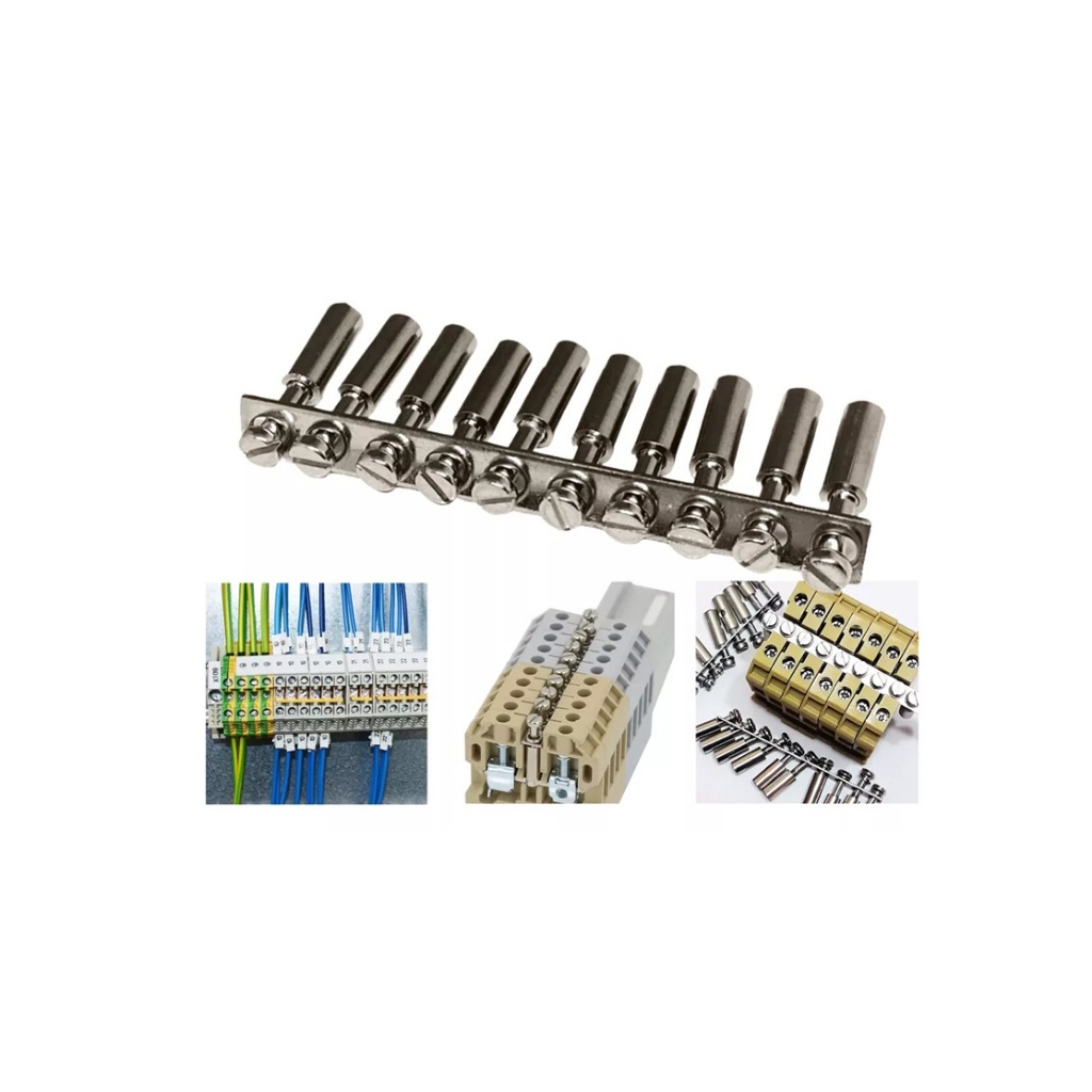 Ponte Conectora Fixa Borne Sak 2.5mm C/10 Terminais - 10un