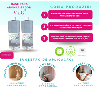 KIT 2 LITROS - Base Pronta para Aromatizante, Home Spray, Água De Lençol em Oferta na Shopee