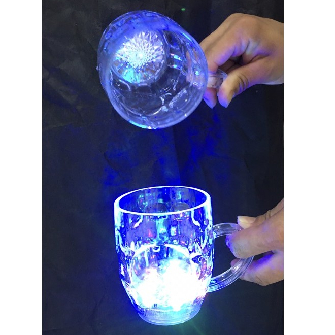 Caneca LED 300 ml Colorido Luz Sensor Balada cerveja bebida bar balada aniversário Festa