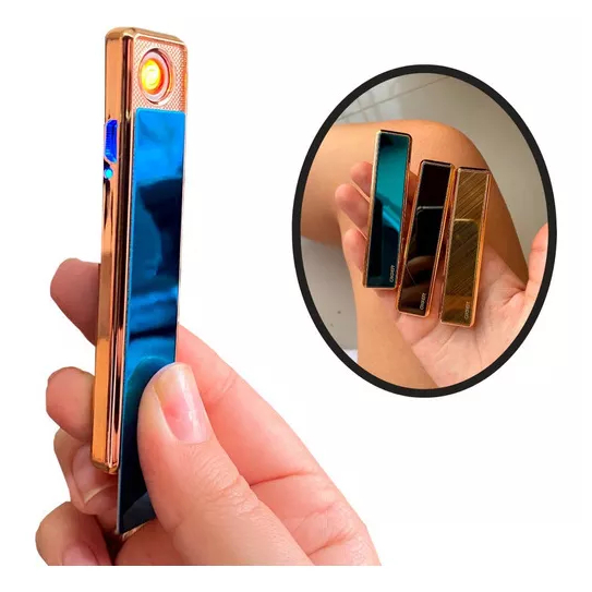 🔥 Isqueiro USB Eletrônico Recarregável – Portátil, Sem Chama, Elegante e Durável! 🔥 em Oferta na Shopee