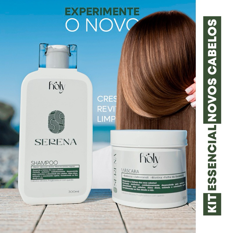 Kit Shampoo e Mascara Folha de Goiabeira Vários Benefícios Capilar 300ML em Oferta na Shopee