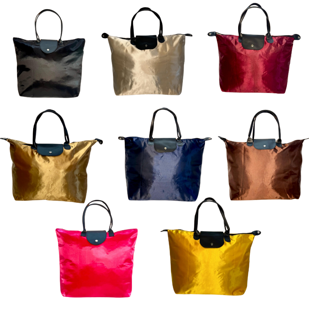 Bolsa Sacola Dobrável Feminina Impermeável Resistente Bolsa Compras