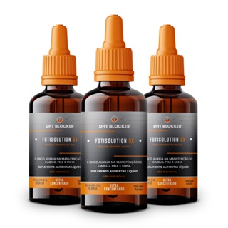 DHT Blocker 3 Unidades Original 30 ml Cada em Oferta na Shopee