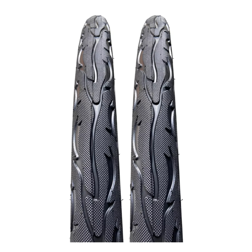 Par Pneu Bicicleta Mtb Flame Aro 29 X 2.125 Super Power Balão Slick