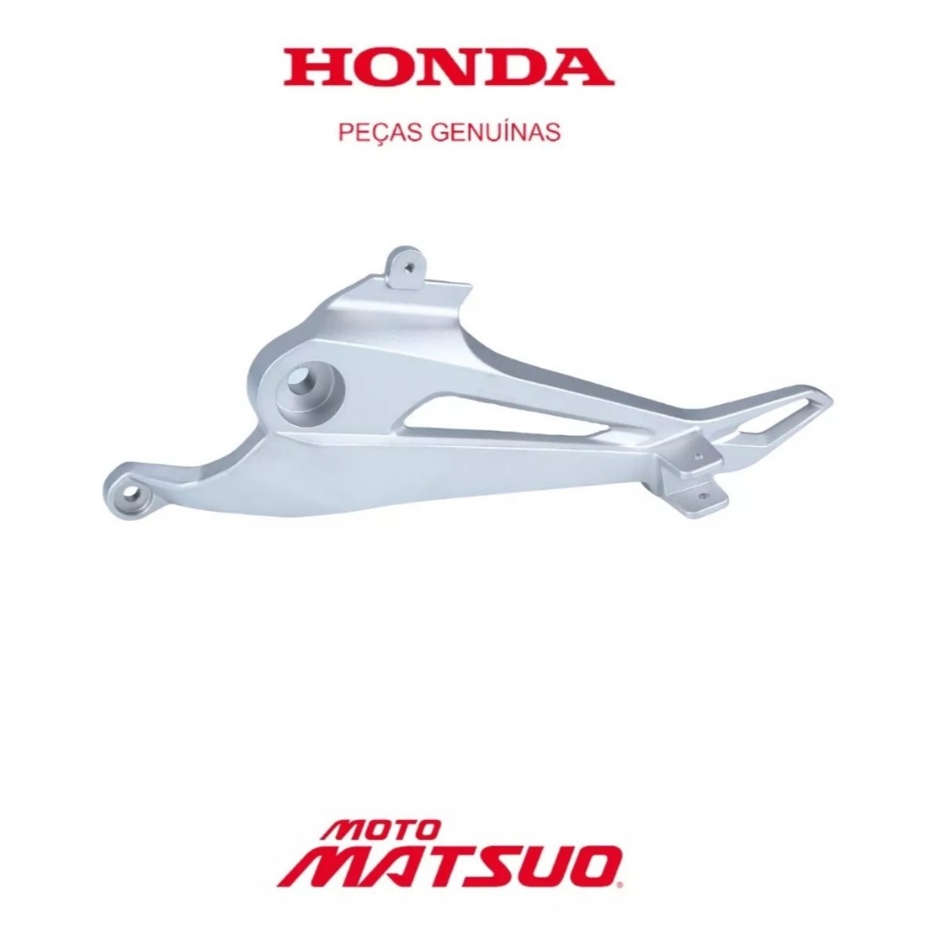Suporte Pedaleira Bacalhau Esquerda Titan 150 Sem Freio CBS 2014 A 2015 Original Honda — imagem 2 de 2
