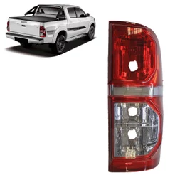 Lanterna Traseira Hilux Pickup Sr 2012 2013 2014 2015 Bicolor Lente Lisa Acrilico