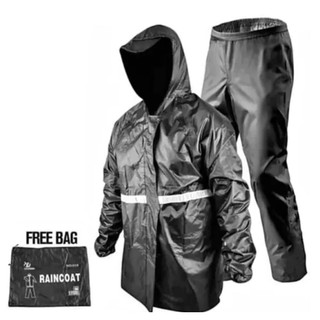 Conjunto Capa De Chuva Para Motoqueiros Ciclistas Impermeável Calça Jaqueta C/ Capuz Envio Rápido