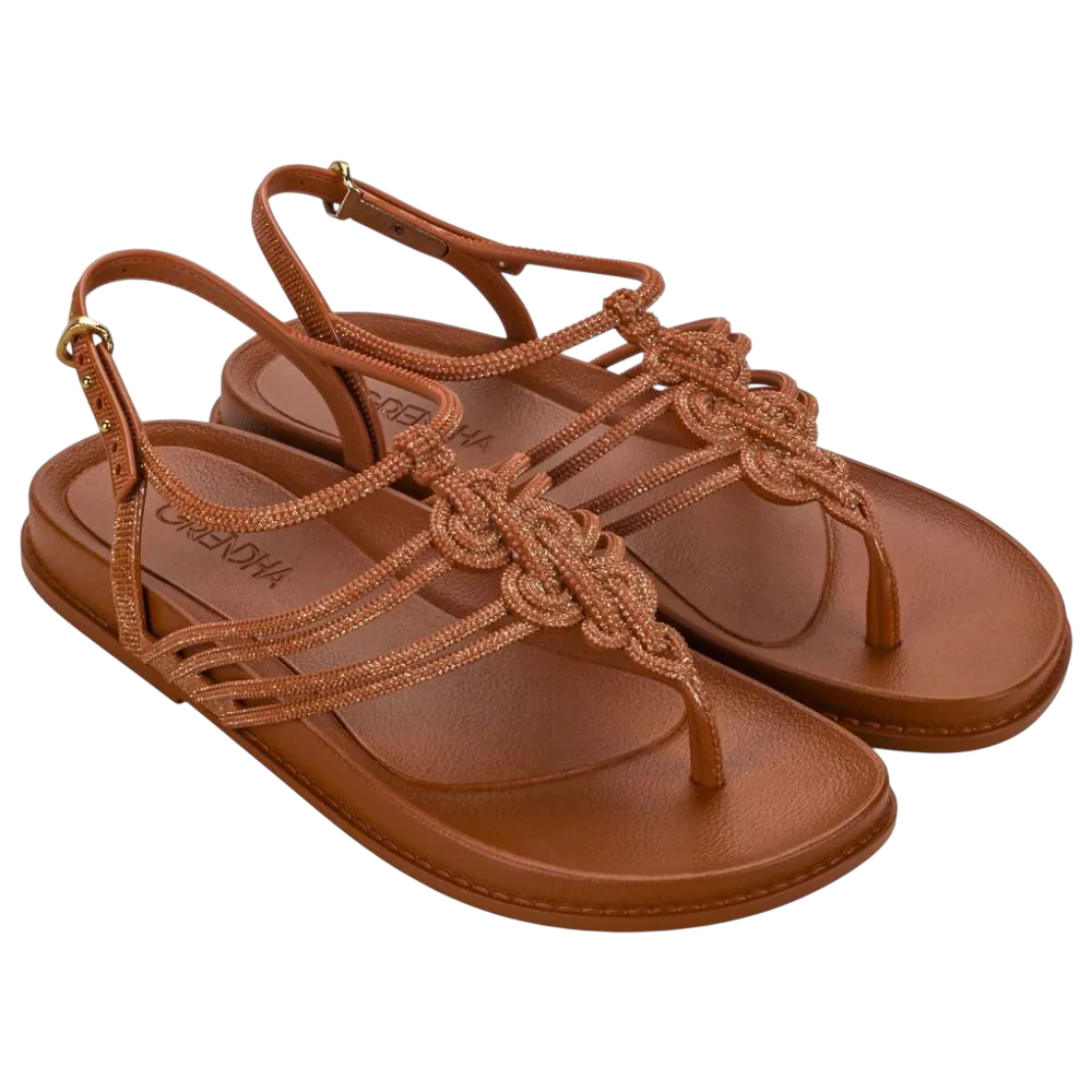 Sandália Confortável Feminina GRENDHA - DETALHES CORES