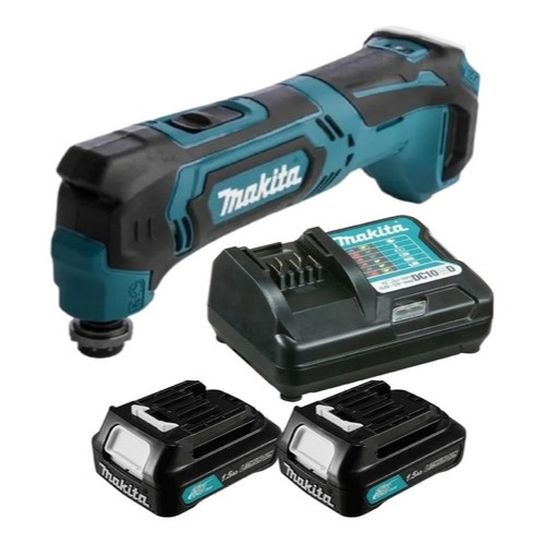 Multicortadora Makita 12V TM30DZ Profissional Original Compacta CXT Com 2 Baterias e Carregador Bivolt